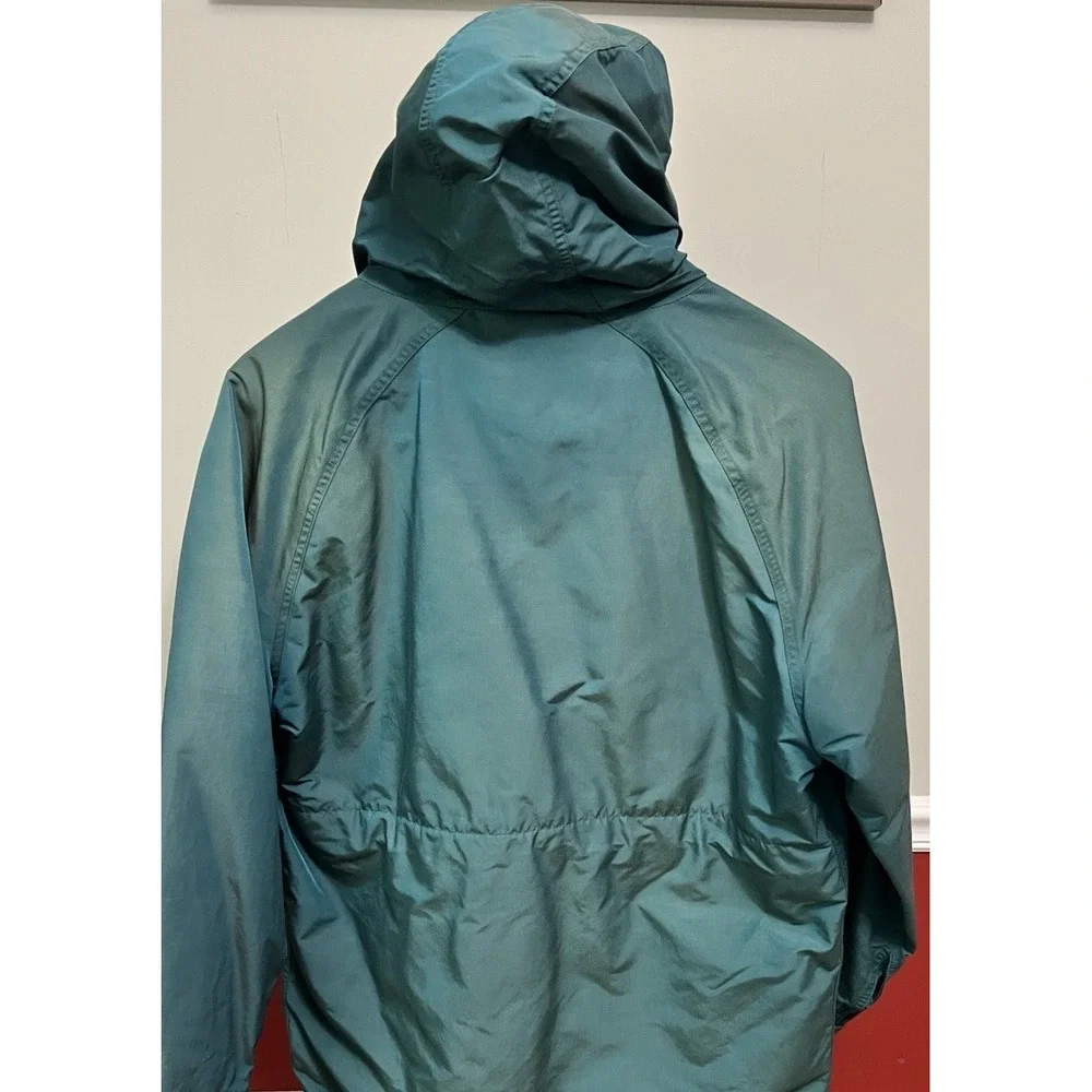 VTG Woolrich Mountain Field Barn Coat 8606 Plaid Wool Blanket Lined Green Mens L